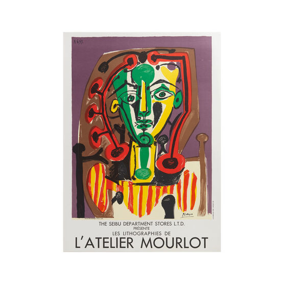 Pablo Picasso: Les Lithographies de L'Atelier Mourlot unframed lithographic poster